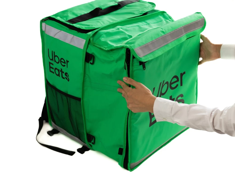 Uber Eats teleskooppinen toimituslaukkku 2025